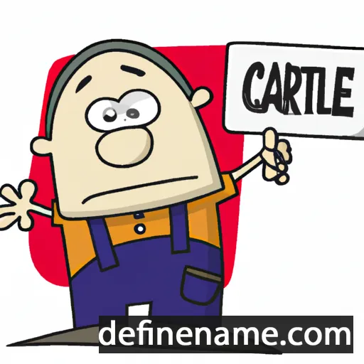 cartoon of the name Cartel