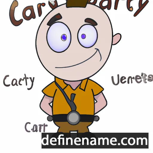 cartoon of the name Carthy