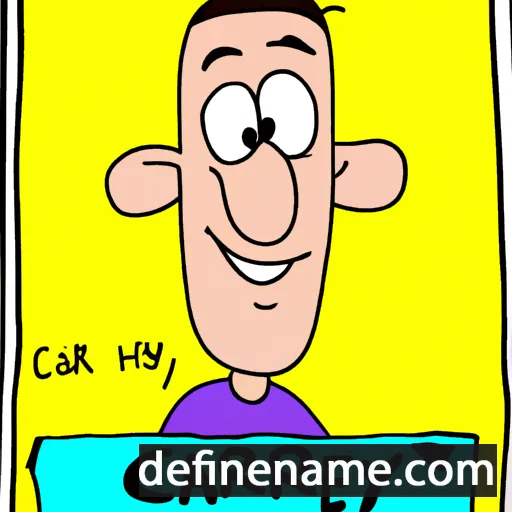 cartoon of the name Cary