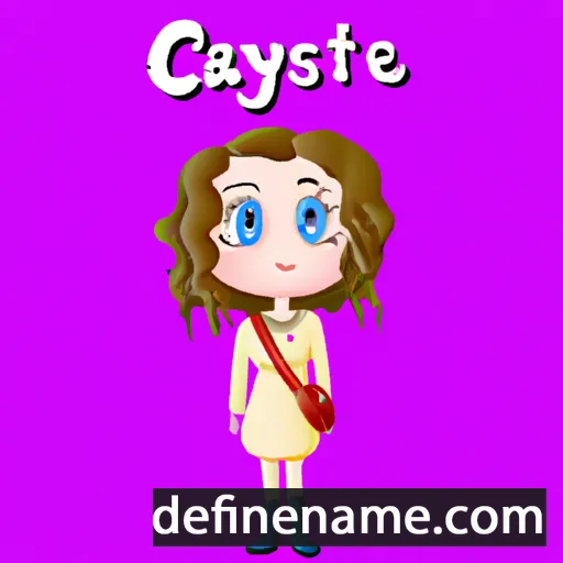 cartoon of the name Caryste