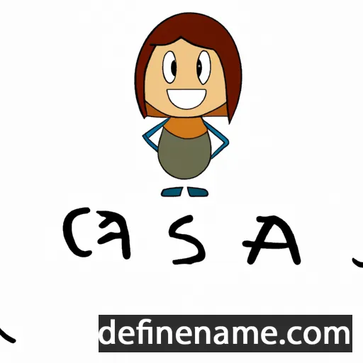 cartoon of the name Casara