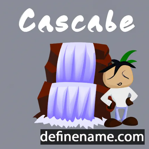 cartoon of the name Cascade