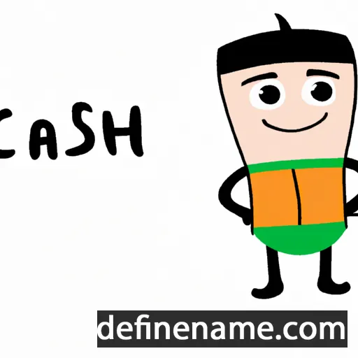 cartoon of the name Cashi