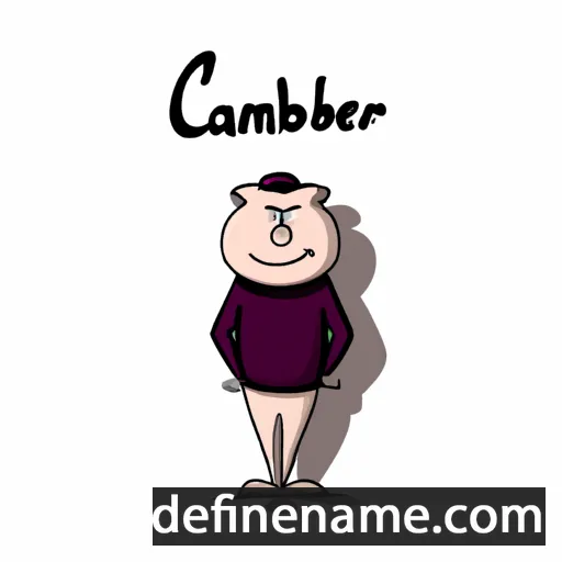 cartoon of the name Cashmere