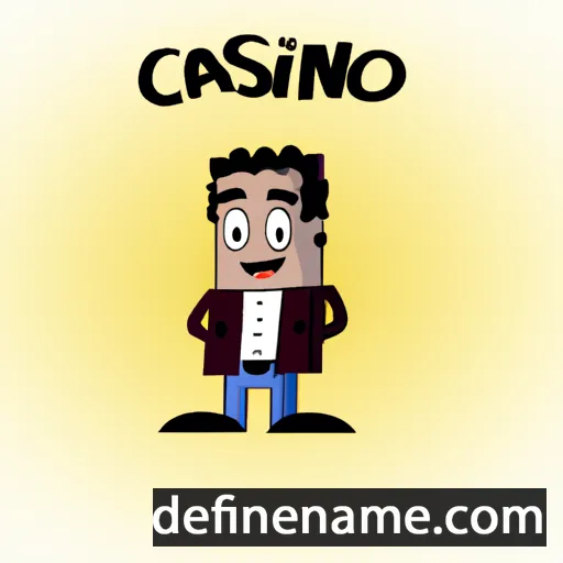 cartoon of the name Casiano