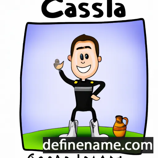 cartoon of the name Casillas