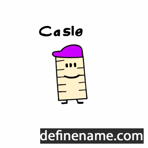 cartoon of the name Casille