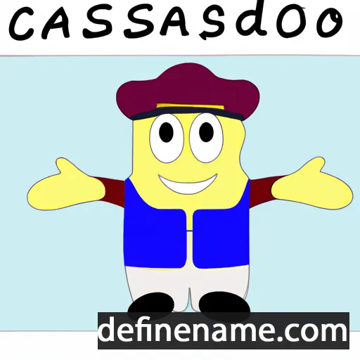 cartoon of the name Casiodoro