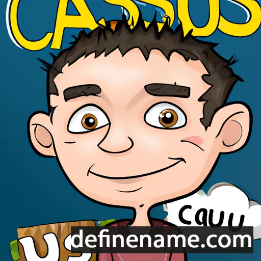 cartoon of the name Casius