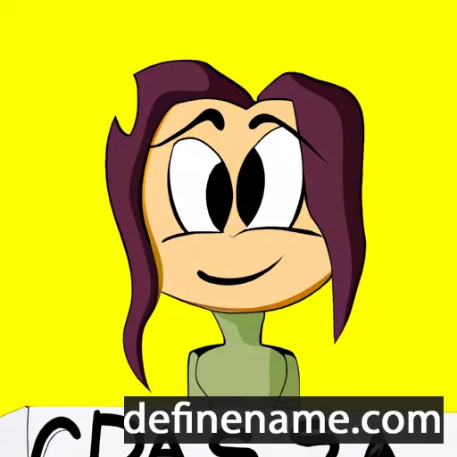 cartoon of the name Cassadi