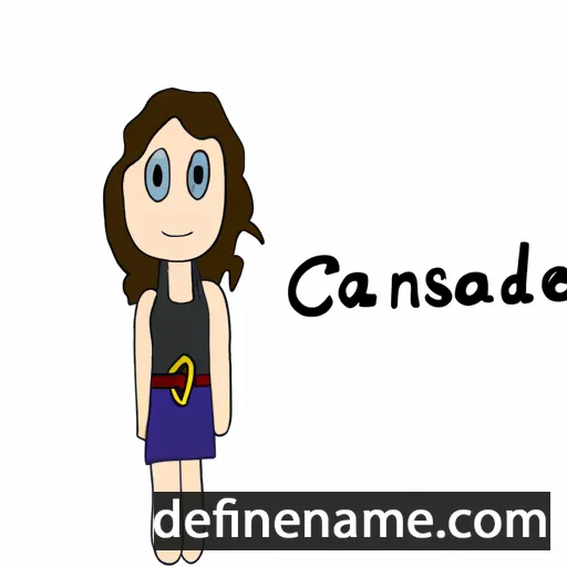 cartoon of the name Cassandane