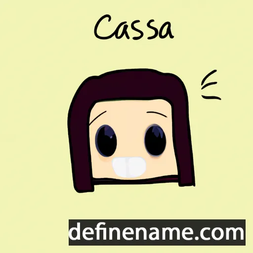 cartoon of the name Cassià