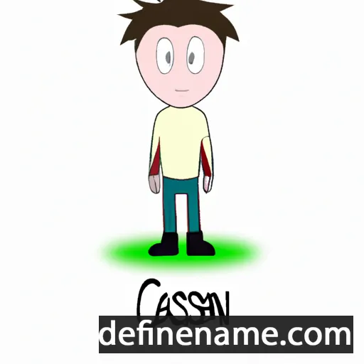 cartoon of the name Cassien