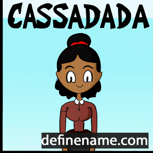 cartoon of the name Cassindra