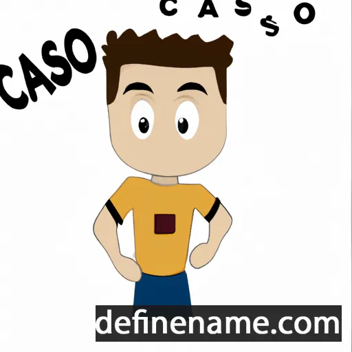 cartoon of the name Cassio