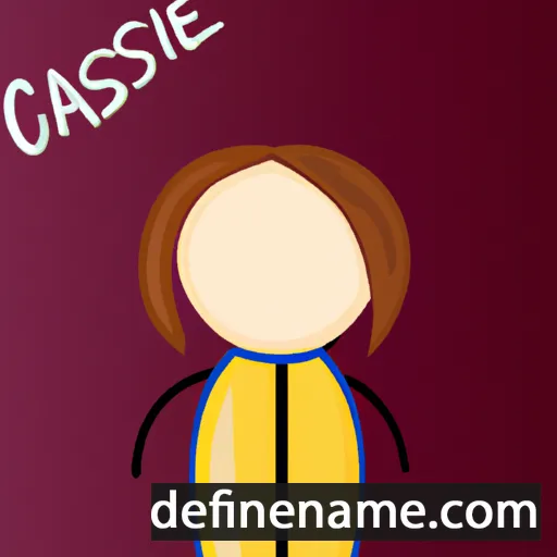 cartoon of the name Cassiopée