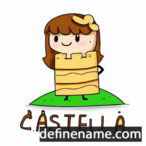 cartoon of the name Castella