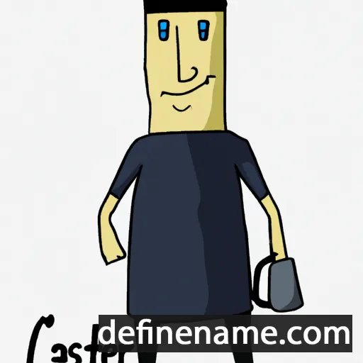 cartoon of the name Caster