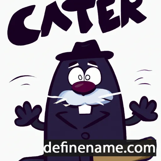 cartoon of the name Castór