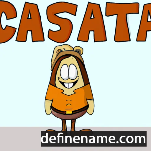 cartoon of the name Castora