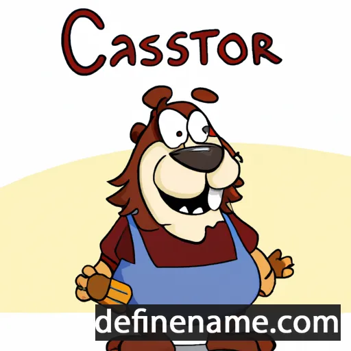 cartoon of the name Castore