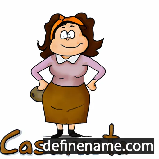 cartoon of the name Castorina