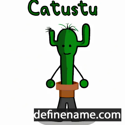 cartoon of the name Castus