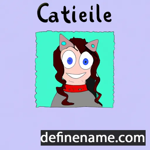 cartoon of the name Cat'leine