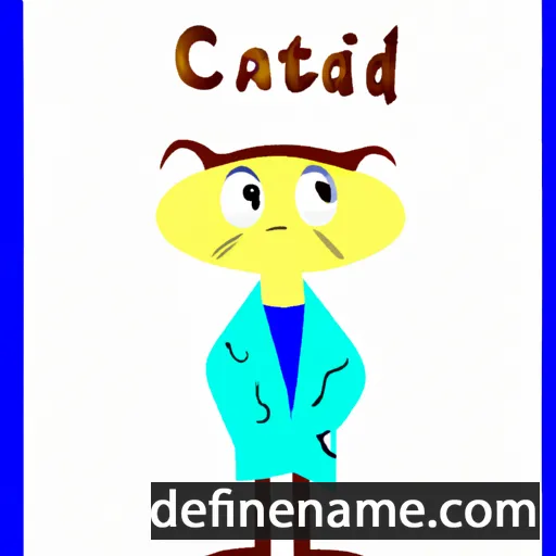 cartoon of the name Catald