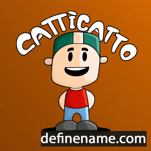 cartoon of the name Catarino