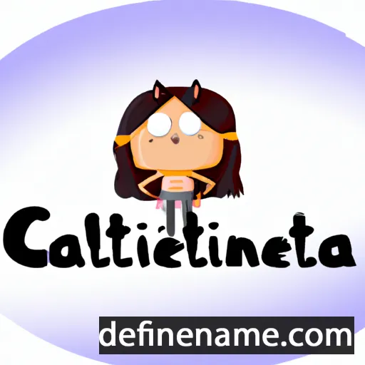 cartoon of the name Catelina