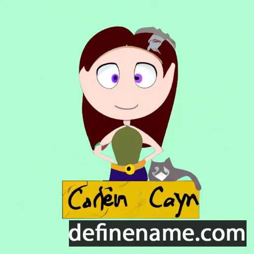 cartoon of the name Catelyn