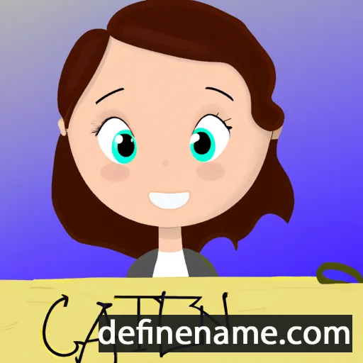 cartoon of the name Catelyn