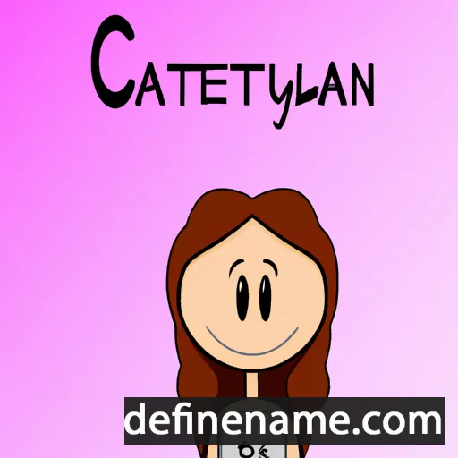 cartoon of the name Catelynn