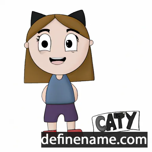 cartoon of the name Catey