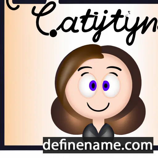 cartoon of the name Catharyn