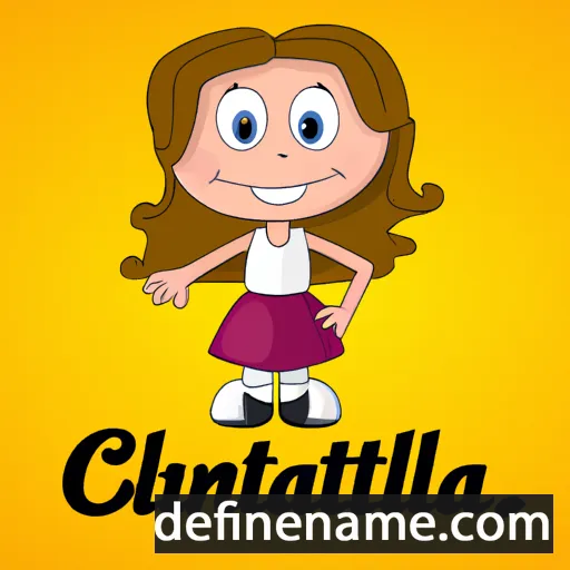 cartoon of the name Cathelina