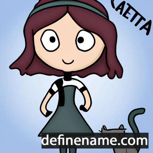 cartoon of the name Cathena