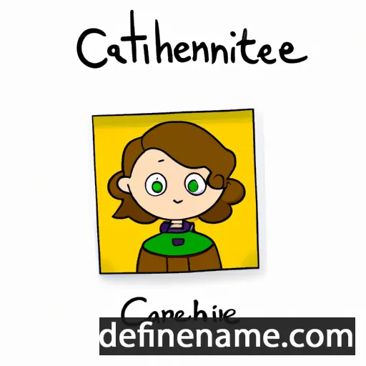 cartoon of the name Catherinne