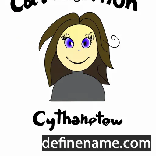 cartoon of the name Catheryn