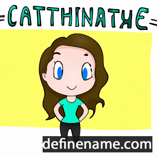 cartoon of the name Catherynne