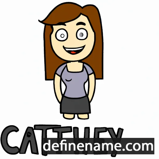 cartoon of the name Cathey