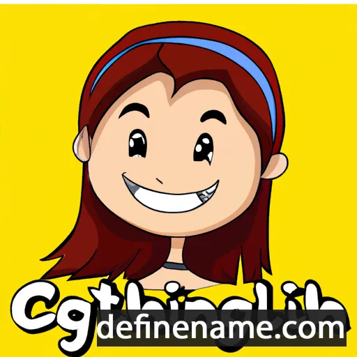 cartoon of the name Cathlyn