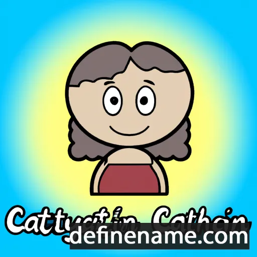 cartoon of the name Cathrynn