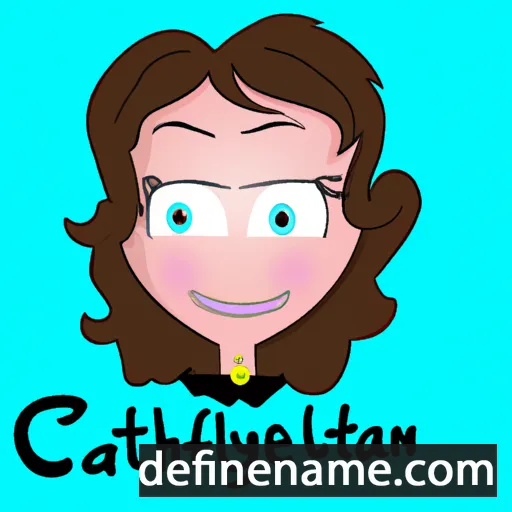 cartoon of the name Cathyleen