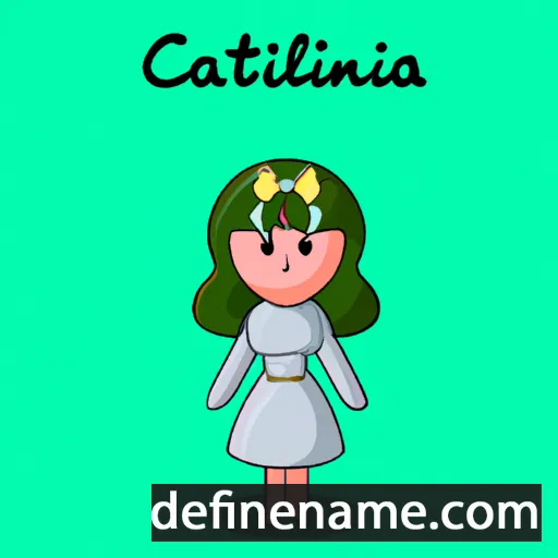 cartoon of the name Catilina