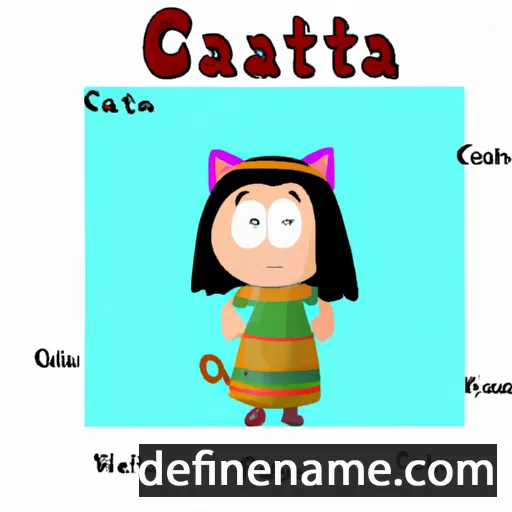 cartoon of the name Catima