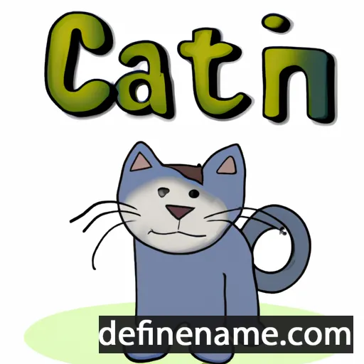 cartoon of the name Catin