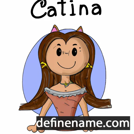 cartoon of the name Catlina