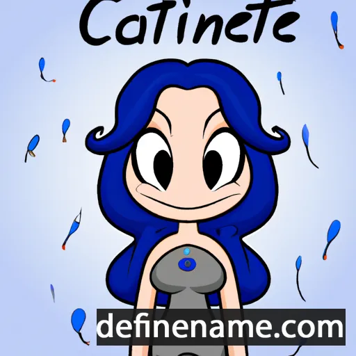 cartoon of the name Catrene